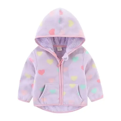 Urtrend Baby Girl's Toddler Kids Fall Winter Coat Jacket Outerwear Ears Hood Hoodie - 1