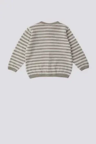 U.S. Polo Assn Bej Tugmali Bebek Bebek Kardigan-KREM BEJ - 4