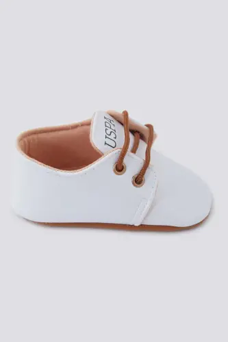 U.S. Polo Assn Erkek Bebek Beyaz Ayakkabı - Beyaz - 1