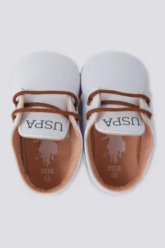 U.S. Polo Assn Erkek Bebek Beyaz Ayakkabı - Beyaz - 4