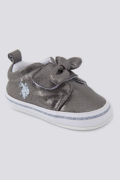 U.S. Polo Assn Bright Ribbon Dark Gray Baby Girl Shoes - 2