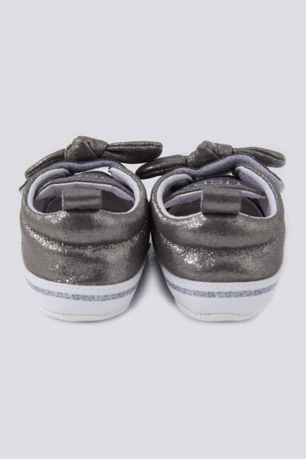 U.S. Polo Assn Bright Ribbon Dark Gray Baby Girl Shoes - 4