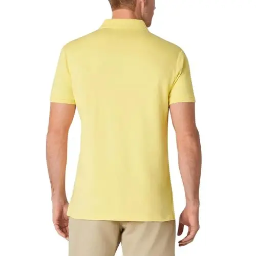 U.S. Polo Assn. Erkaklar klassik polo ko'ylagi, ikki tugmali pike polo ko'ylagi, yozgi moda golf ko'ylagi - 3
