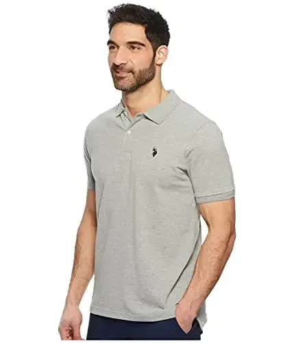 U.S. Polo Assn. Erkaklar klassik polo ko'ylagi, ikki tugmali pike polo ko'ylagi, yozgi moda golf ko'ylagi - 2