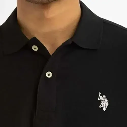 U.S. Polo Assn. Erkaklar klassik polo ko'ylagi, ikki tugmali Pique polo ko'ylagi, yozgi moda golf ko'ylagi - 5