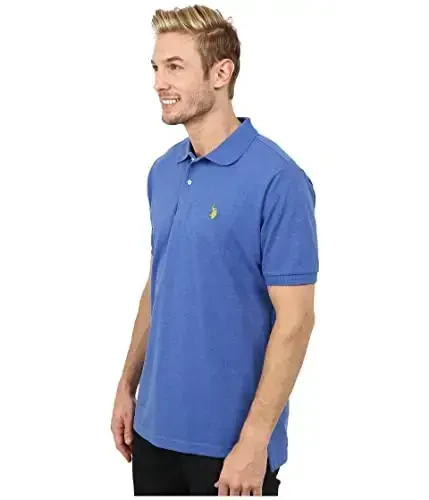 U.S. Polo Assn. Erkaklar klassik polo ko'ylagi, ikki tugmali Pique polo ko'ylagi, yozgi moda golf ko'ylagi - 2