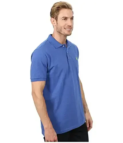 U.S. Polo Assn. Erkaklar klassik polo ko'ylagi, ikki tugmali Pique polo ko'ylagi, yozgi moda golf ko'ylagi - 4