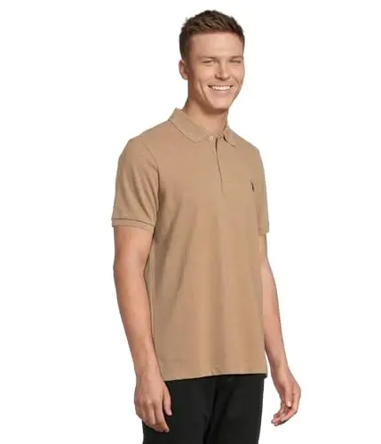 U.S. Polo Assn. Erkaklar klassik polo ko'ylagi, ikki tugmali Pique polo ko'ylagi, yozgi moda golf ko'ylagi - 2