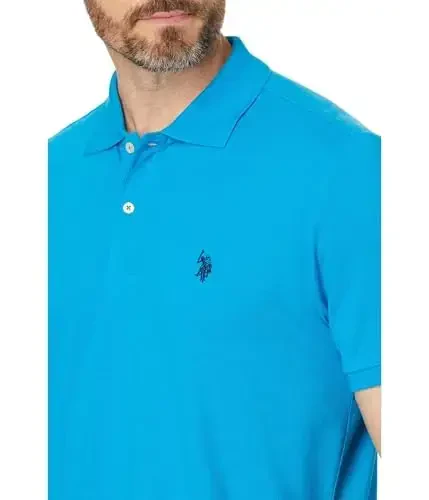 U.S. Polo Assn. Erkaklar klassik polo ko'ylagi, ikki tugmali Pique polo ko'ylagi, yozgi moda golf ko'ylagi - 3
