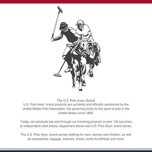 U.S. Polo Assn. Erkaklar klassik polo ko'ylagi, ikkita tugmachali pike polo ko'ylagi, yozgi moda golf ko'ylagi - 7