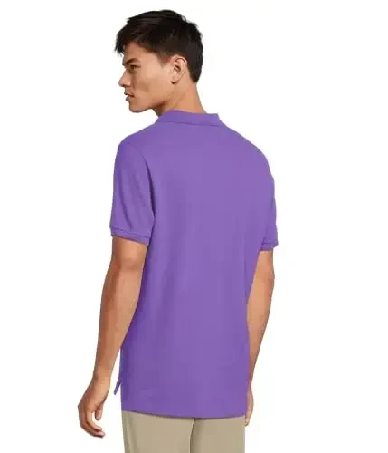 U.S. Polo Assn. Erkaklar klassik polo ko'ylagi, ikkita tugmachali Pique polo ko'ylagi, yozgi moda golf ko'ylagi - 3