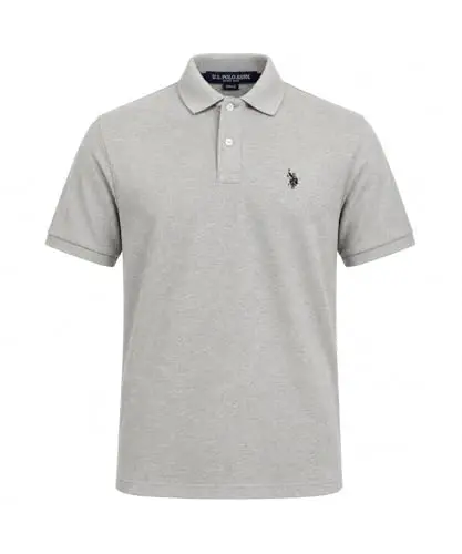 U.S. Polo Assn. Erkaklar klassik polo ko'ylagi, ikkita tugmali Pique polo ko'ylagi, Yozgi moda golf ko'ylagi 