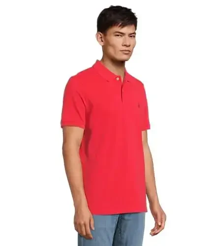 U.S. Polo Assn. Erkaklar klassik polo ko'ylagi, ikkita tugmali Pique polo ko'ylagi, yozgi moda golf ko'ylagi - 2