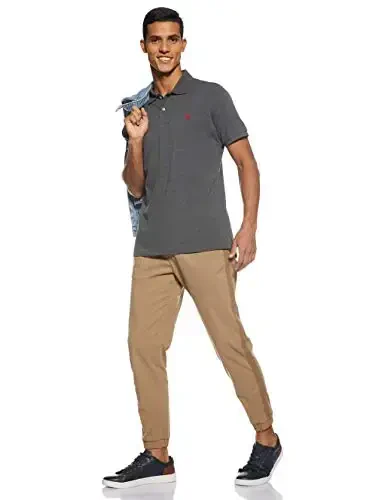 U.S. Polo Assn. Erkaklar klassik polo ko'ylagi, ikkita tugmali Pique polo ko'ylagi, yozgi moda golf ko'ylagi - 5