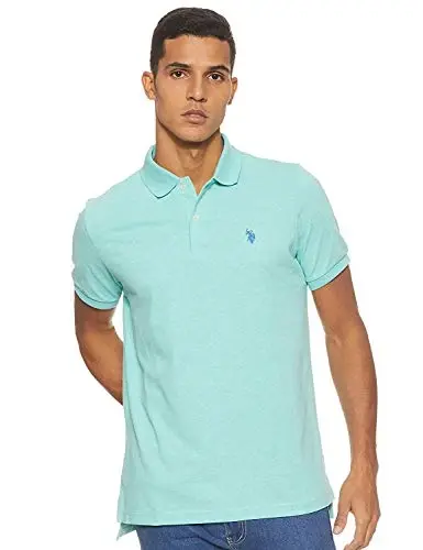 U.S. Polo Assn. Erkaklar klassik polo ko'ylagi, ikkita tugmali Pique polo ko'ylagi, yozgi moda golf ko'ylagi - U.S. POLO ASSN.