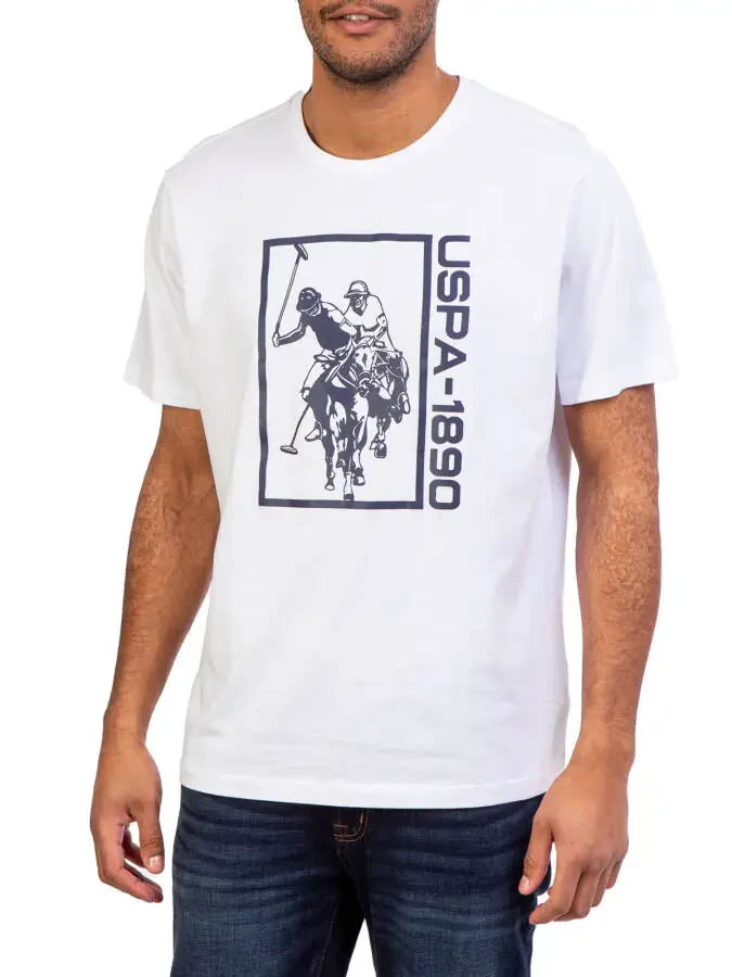 U.S. Polo Assn. Erkaklar uchun grafik futbolka - 1