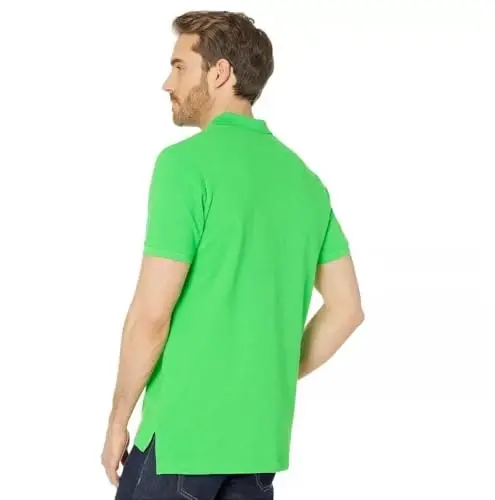 U.S. Polo Assn. Erkaklar uchun klassik polo ko'ylagi, ikki tugmali Pique polo ko'ylagi, yozgi moda golf ko'ylagi | Ikki tugmali Pique polo ko'ylagi, yozgi moda golf ko'ylagi - 3