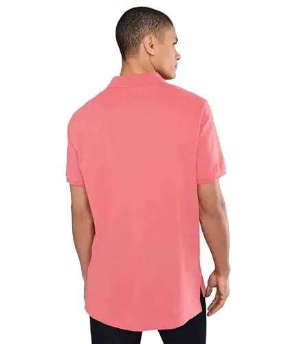 U.S. Polo Assn. Erkaklar uchun klassik polo ko'ylagi, ikki tugmali Pique polo ko'ylagi, yozgi moda golf ko'ylagi | Ikki tugmali Pique polo ko'ylagi, yozgi moda golf ko'ylagi - 4