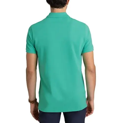 U.S. Polo Assn. Erkaklar uchun qattiq Pike Polo ko'ylagi - MODAZONE (1)