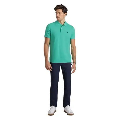 U.S. Polo Assn. Erkaklar uchun qattiq Pike Polo ko'ylagi - 4