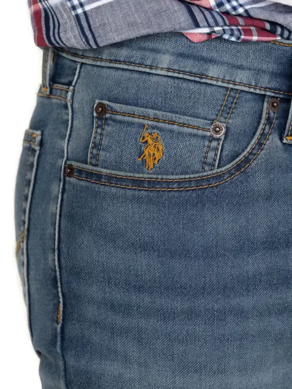 U.S. Polo Assn. Erkaklar uchun Triko Dejim Jean - 2