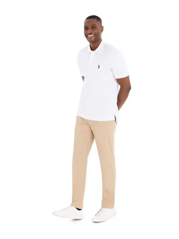 U.S. Polo Assn. Erkek Interlock Polo Gömlek - 5