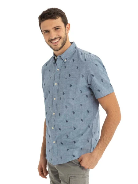 U.S. Polo Assn. Men's Short Sleeve Buttondown Shirt - U.S. POLO ASSN.