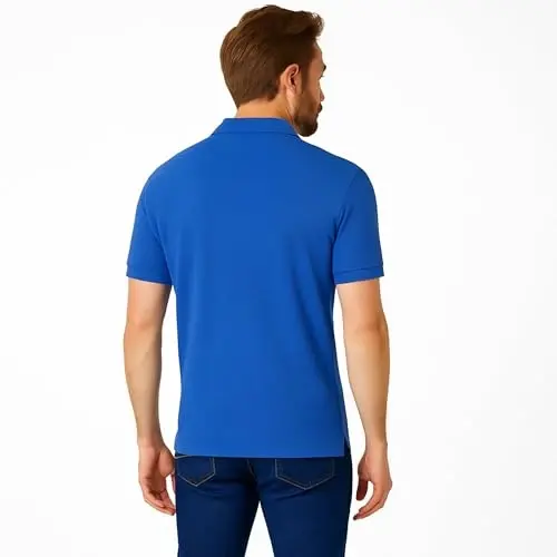 U.S. Polo Assn. Men's Classic Polo Shirt, Two-Button Closure Pique Polo Shirt, Summer Fashion Golf Shirt | Two-Button Closure Pique Polo Shirt, Summer Fashion Golf Shirt - U.S. POLO ASSN. (1)