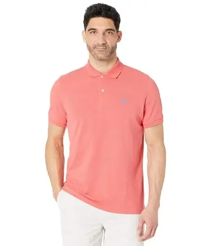 U.S. Polo Assn. Men's Classic Polo Shirt, Two-Button Closure Pique Polo Shirt, Summer Fashion Golf Shirt | Two-Button Closure Pique Polo Shirt, Summer Fashion Golf Shirt - U.S. POLO ASSN.
