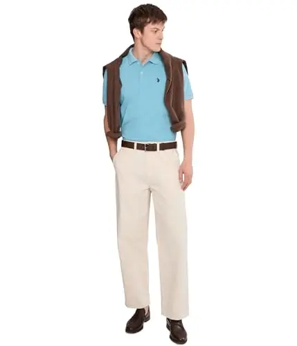 U.S. Polo Assn. Men's Classic Polo Shirt, Two-Button Closure Pique Polo Shirt, Summer Fashion Golf Shirt | Two-Button Closure Pique Polo Shirt, Summer Fashion Golf Shirt - U.S. POLO ASSN. (1)