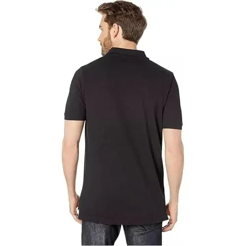 U.S. Polo Assn. Men's Classic Polo Shirt, Two-Button Closure Pique Polo Shirt, Summer Fashion Golf Shirt - 4