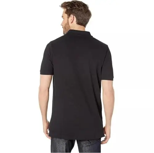 U.S. Polo Assn. Men's Classic Polo Shirt, Two-Button Closure Pique Polo Shirt, Summer Fashion Golf Shirt - 3