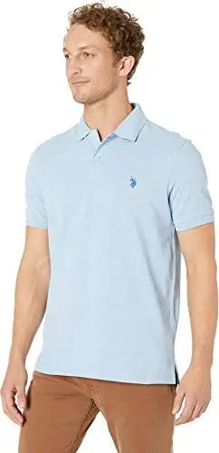 U.S. Polo Assn. Men's Solid Cotton Pique Polo with Small Pony - 2