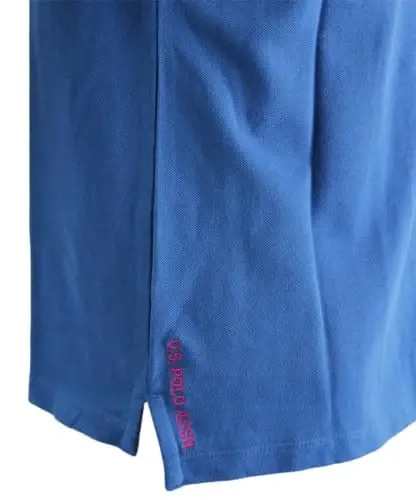 U.S. Polo Assn. Men's Classic Polo Shirt, Two-Button Closure Pique Polo Shirt, Summer Fashion Golf Shirt - 2