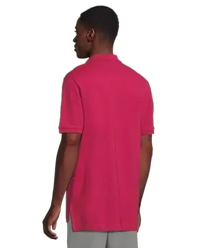 U.S. Polo Assn. Men's Classic Polo Shirt, Two-Button Closure Pique Polo Shirt, Summer Fashion Golf Shirt - 3