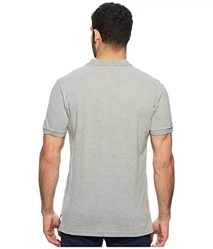 U.S. Polo Assn. Men's Classic Polo Shirt, Two-Button Closure Pique Polo Shirt, Summer Fashion Golf Shirt - 3