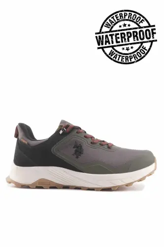 U.S Polo Assn. Erkek Su Gecirmez Outdoor Ayakkabı Bot-Haki1 