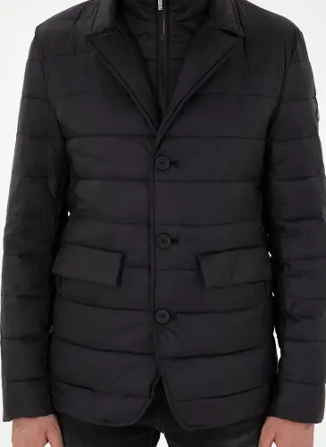 U.S. Polo Assn. Klasik Yaka Siyah Erkek Mont G081SZ0MS.000.1946569 - 6