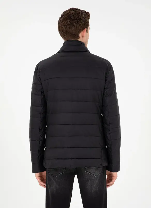 U.S. Polo Assn. Классическая Черная Мужская Куртка с Воротником G081SZ0MS.000.1946569 - 5