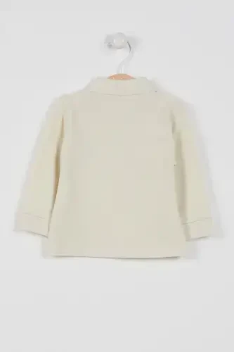 U.s. Polo Assn Lisanslı Classic Ekru Bebek Uzun Kol Yakalı Sweatshirt-Ekru - U.S. POLO ASSN. (1)