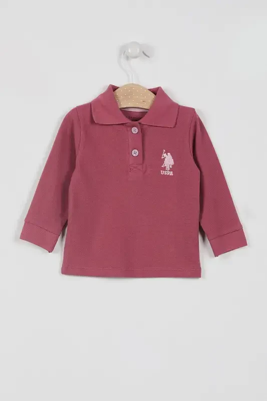 U.s. Polo Assn Lisanslı Classic Gül Kurusu Bebek Uzun Kol Yakalı Sweatshirt-Gül Kurusu - 1