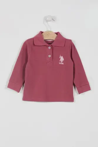 U.s. Polo Assn Lisanslı Classic Gül Kurusu Bebek Uzun Kol Yakalı Sweatshirt-Gül Kurusu - 1