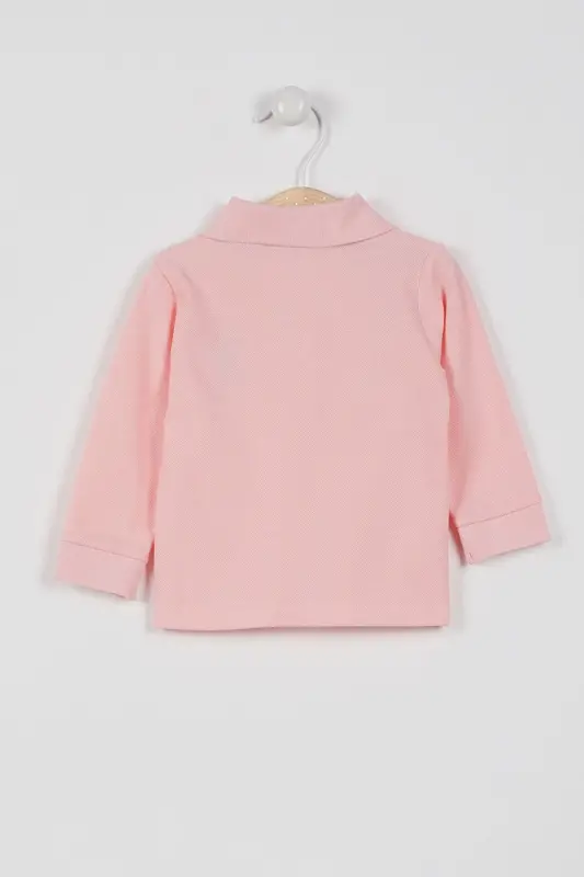 U.s. Polo Assn Lisanslı Classic Somon Bebek Uzun Kol Yakalı Sweatshirt - Somon - 2