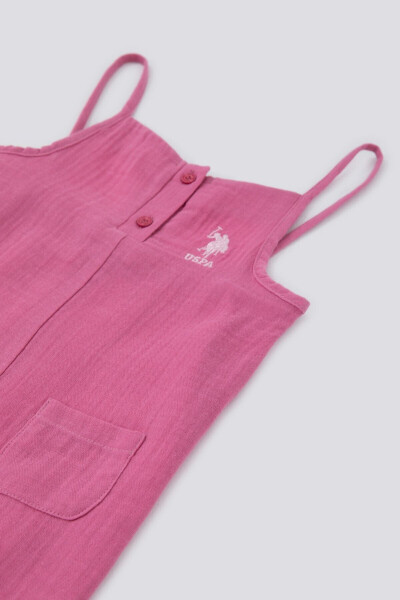 U.S. Polo Assn Little Sweet Pink Розовый детский комбинезон - 2