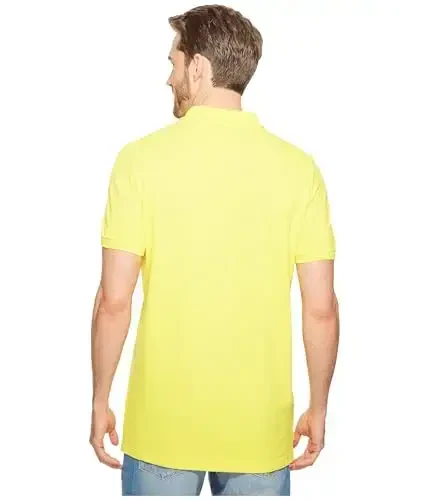 U.S. Polo Assn. Men's Classic Polo Shirt, Two-Button Closure Pique Polo Shirt, Summer Fashion Golf Shirt - 3