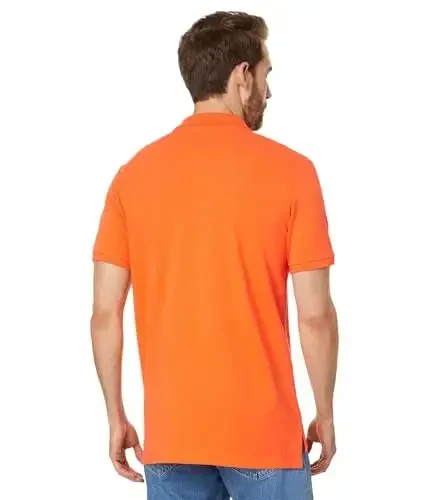 U.S. Polo Assn. Men's Classic Polo Shirt, Two-Button Closure Pique Polo Shirt, Summer Fashion Golf Shirt - 2