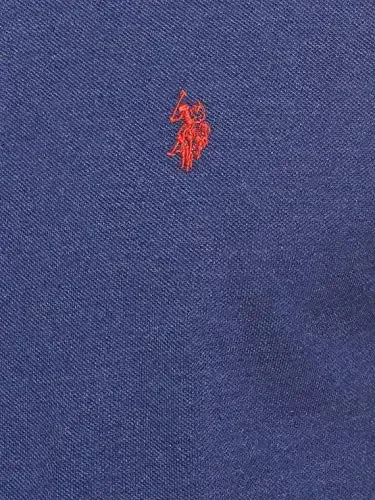 U.S. Polo Assn. Men's Classic Polo Shirt, Two-Button Closure Pique Polo Shirt, Summer Fashion Golf Shirt - 4
