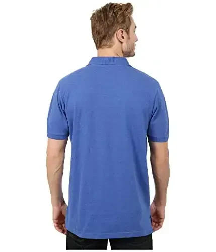 U.S. Polo Assn. Men's Classic Polo Shirt, Two-Button Closure Pique Polo Shirt, Summer Fashion Golf Shirt - 3