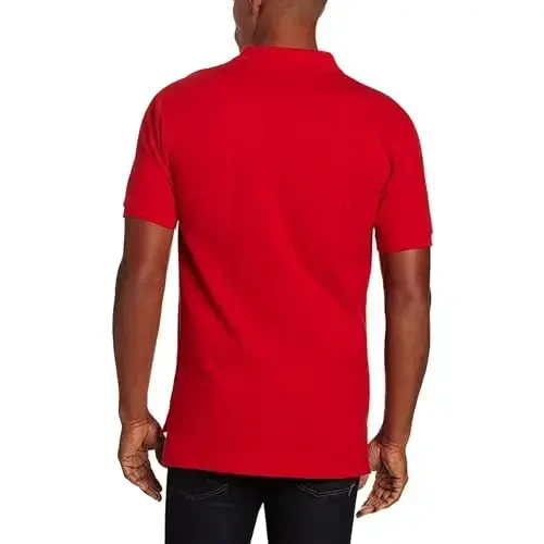 U.S. Polo Assn. Men's Classic Polo Shirt, Two-Button Closure Pique Polo Shirt, Summer Fashion Golf Shirt - 6