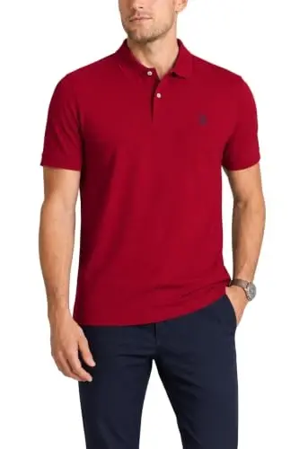 U.S. Polo Assn. Men's Classic Polo Shirt, Two-Button Closure Pique Polo Shirt, Summer Fashion Golf Shirt | Two-Button Closure Pique Polo Shirt, Summer Fashion Golf Shirt - U.S. POLO ASSN.